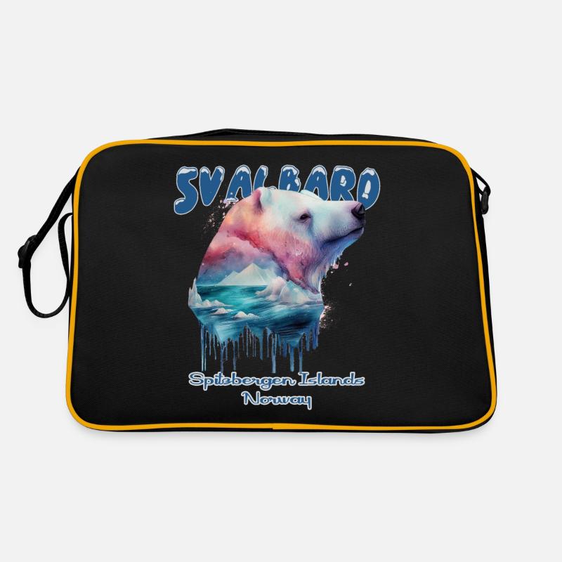 Svalbard Norvège Spitzberg Ours polaire Sac Retro