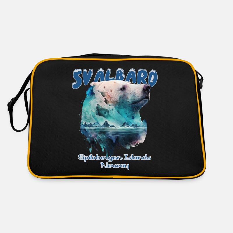 Svalbard Norvège Spitzberg Ours polaire Sac Retro