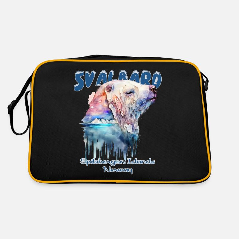 Svalbard Norvège Spitzberg Ours polaire Sac Retro