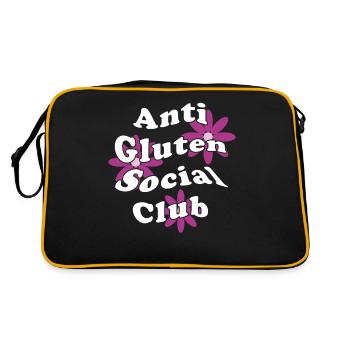 Anti Gluten Social Club Gluten Free Diet - Retro Bag - black/gold - Back