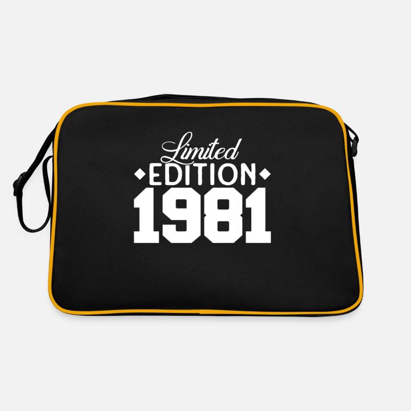 Vintage 1981 Retro Bitrthday Limited Edition. Retro Bag
