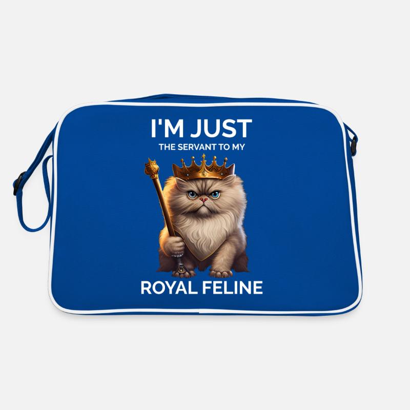 I'm Just The Servant Persian Cat Queen Retro Bag