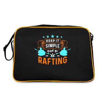 Rafting Keep It Simple And Go Sports nautiques Navigation de plaisance - Sac Retro - noir/or - Dos