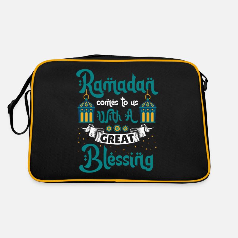 Ramadan Comes To Us With A Great Blessing Islamic Retro Bag