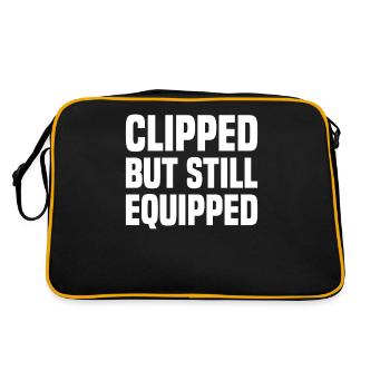 Chirurgie de vasectomie - Sac Retro - noir/or - Dos