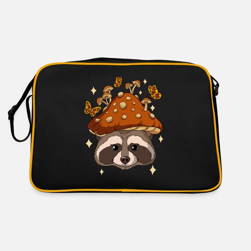 Raton laveur Cottagecore Sac Retro