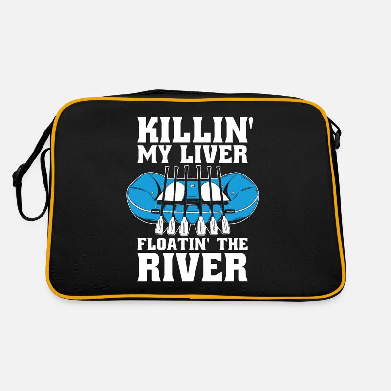 Rafting Killin' My Liver Floatin' River Rafting Sac Retro