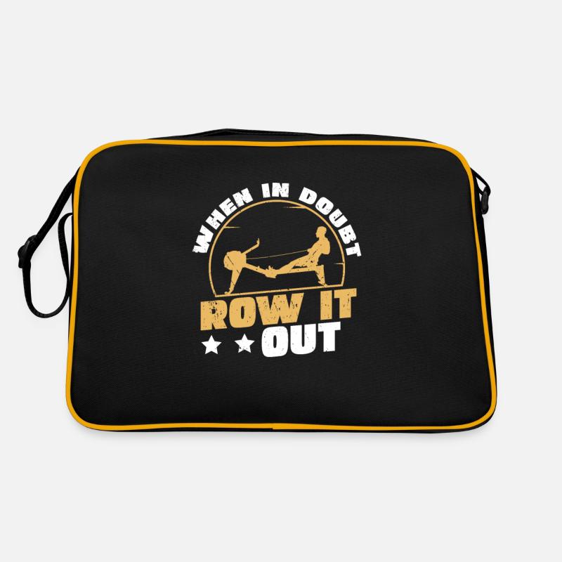 Rowing machine Row It Out Funny rowing ergometer Retro Bag