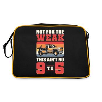 Pas pour le faible conducteur de dépanneuse de dépanneuse - Sac Retro - noir/or - Dos