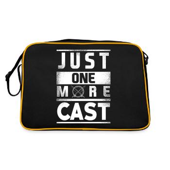 Nur noch ein Wurf - - Retro Tasche - Schwarz/Gold - Hinten