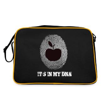 Apple est dans mon ADN - Sac Retro - noir/or - Dos