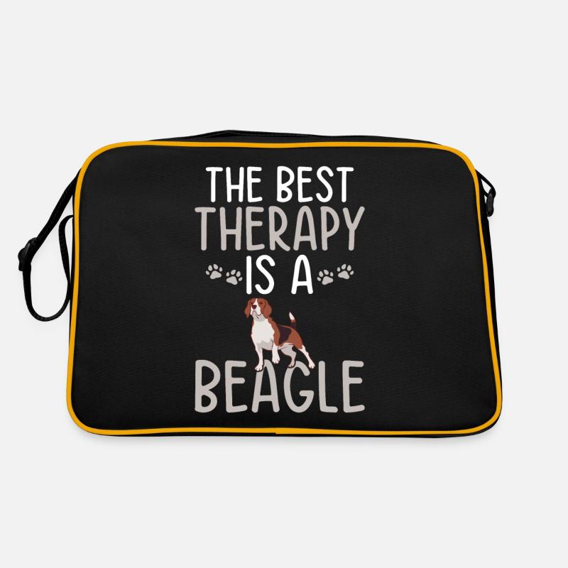 Beagle Geschenk Beagle Besitzer Retro Tasche