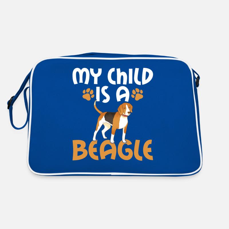 Beagle Geschenk Beagle Besitzer Retro Tasche
