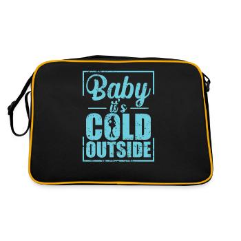 Baby it’s Cold Outside Schlittschuhlaufen - Retro Bag - black/gold - Back