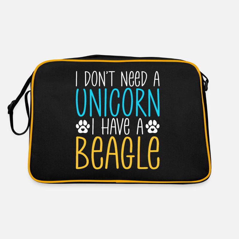 Cadeau Beagle Propriétaire de Beagle Sac Retro