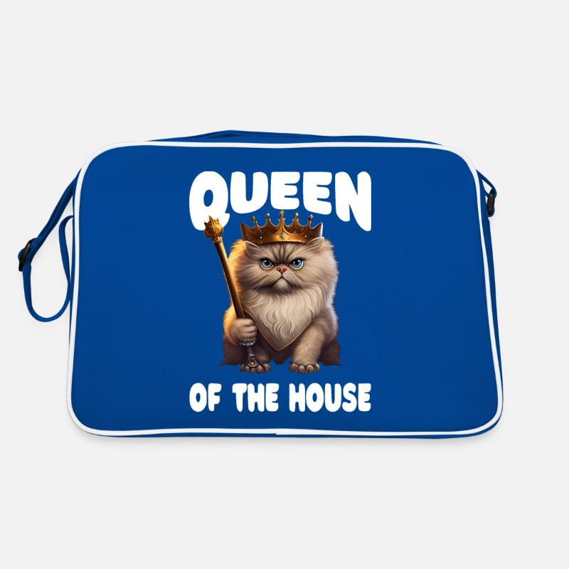 Funny Cat Saying Crazy Cat Lady Retro Bag
