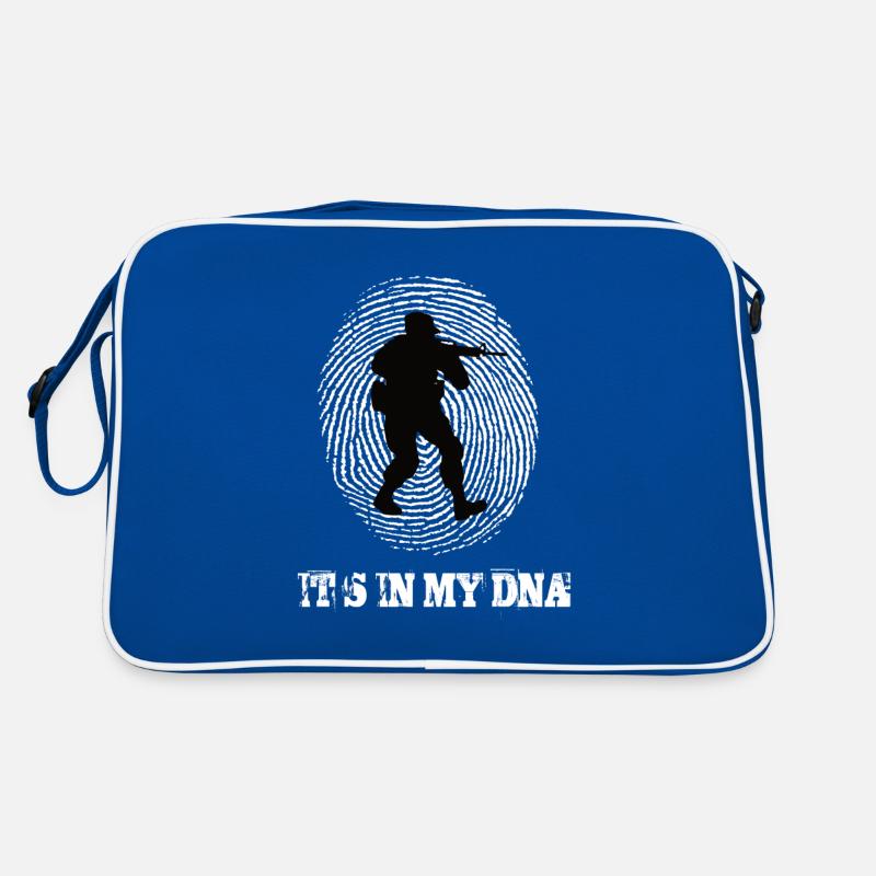 Soldat c’est dans mon ADN Sac Retro