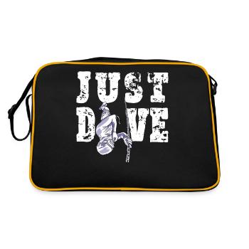 Freediver Quote Freediving - Retro Bag - black/gold - Back