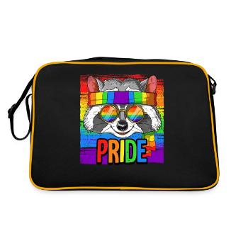 Fierté LGBTQ Christopher Street Day Costume Fierté - Sac Retro - noir/or - Dos