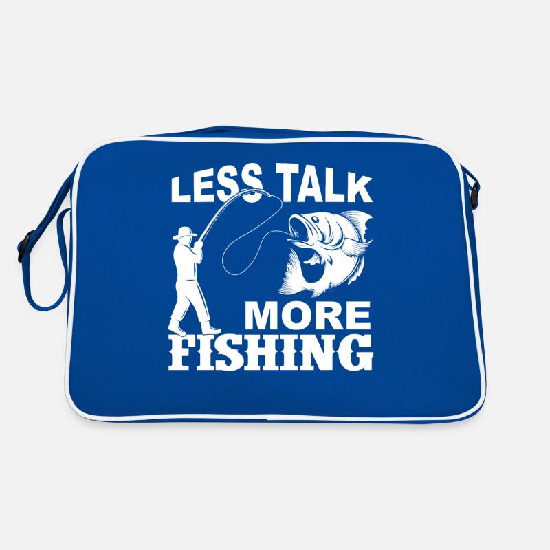 Moins de discussions, plus de pêche - Sac Retro