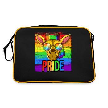 Fierté LGBTQ Christopher Street Day Costume Fierté - Sac Retro - noir/or - Dos