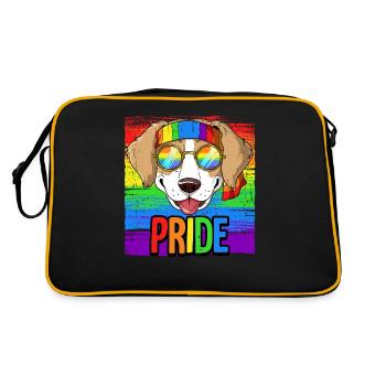 Fierté LGBTQ Christopher Street Day Costume Fierté - Sac Retro - noir/or - Dos