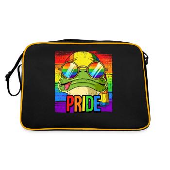 Fierté LGBTQ Christopher Street Day Costume Fierté - Sac Retro - noir/or - Dos