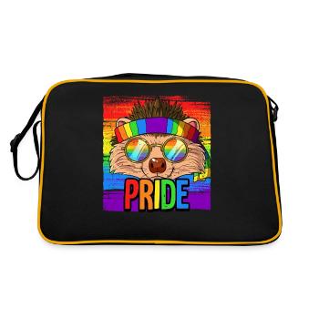 Fierté LGBTQ Christopher Street Day Costume Fierté - Sac Retro - noir/or - Dos