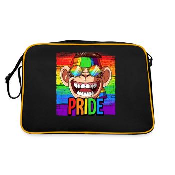 Fierté LGBTQ Christopher Street Day Costume Fierté - Sac Retro - noir/or - Dos