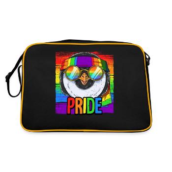 Fierté LGBTQ Christopher Street Day Costume Fierté - Sac Retro - noir/or - Dos