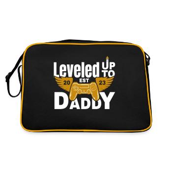 Leveled Up To Daddy 2023 - Retro Bag - black/gold - Back