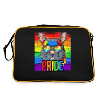 Fierté LGBTQ Christopher Street Day Costume Fierté - Sac Retro - noir/or - Dos