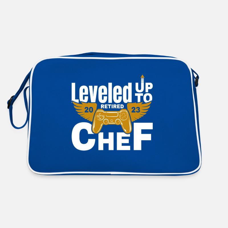 Ruhestand Pensionierter Chefkoch Ruhestand 2023 Retro Tasche