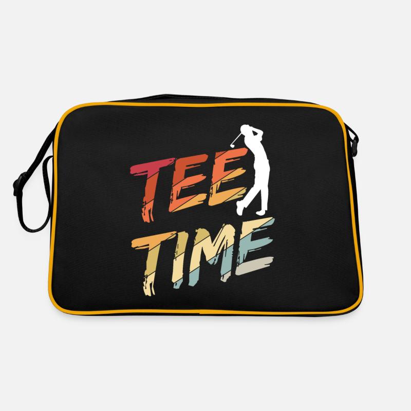 Golfplatz zum Golfen Golf Retro Tasche