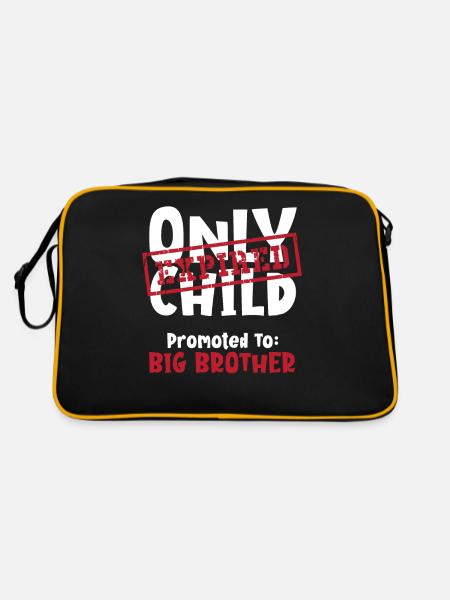Seul enfant expiré promu à: Big Brother Bro - Sac Retro - noir/or - Dos