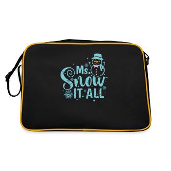 M. Snow it all Snow Winter Season - Sac Retro - noir/or - Dos