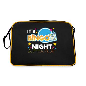 It's bingo night for all bingo fans - Retro Bag - black/gold - Back