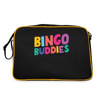 Bingo Buddies pour tous les fans de bingo - Sac Retro - noir/or - Dos