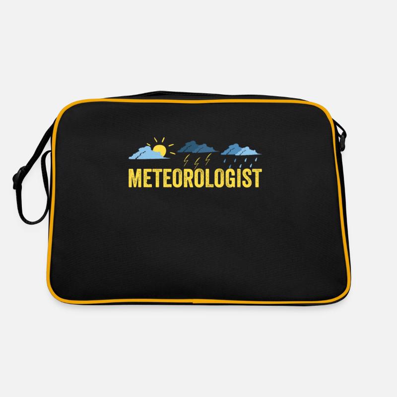 Météorologue Prévisions météorologiques Profession de météorologue Sac Retro