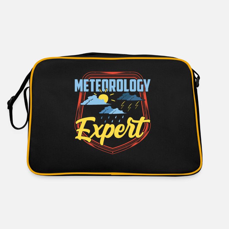 Meteorology Expert Weather Forecast Meteorologist Retro Bag