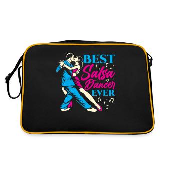 Meilleur danseur de salsa jamais danser Dance Hobby - Sac Retro - noir/or - Dos