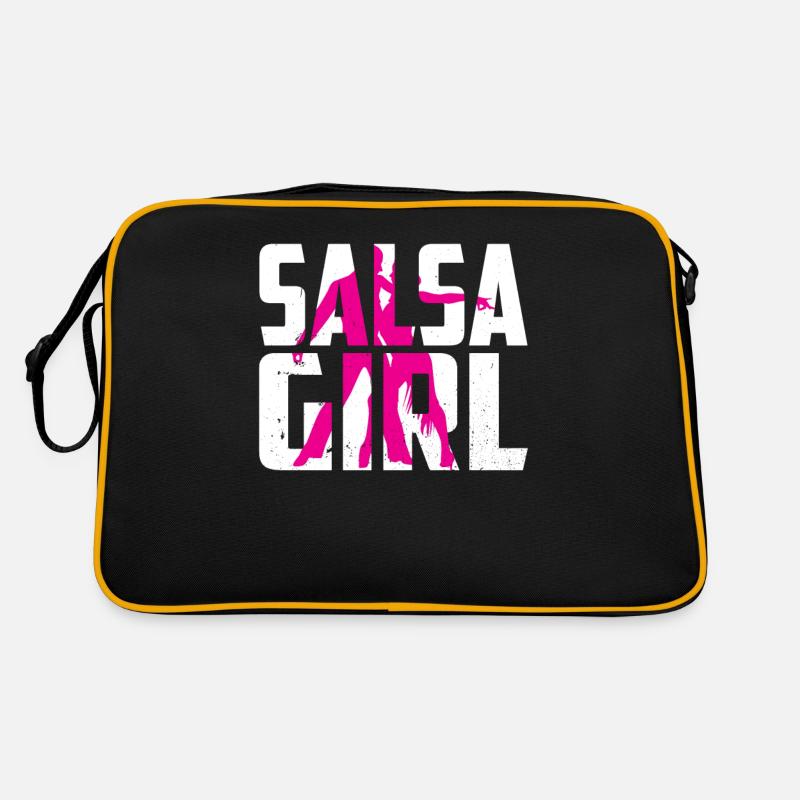 Salsa Mädchen Mama Tanzen Hobby Tänzer Tanz Retro Tasche
