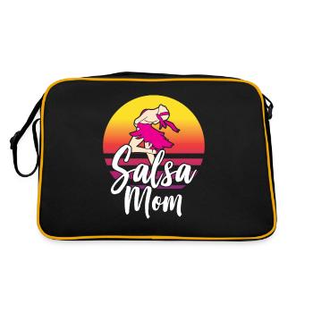 Salsa Mama Danse Danseur Danseur Hobby - Sac Retro - noir/or - Dos