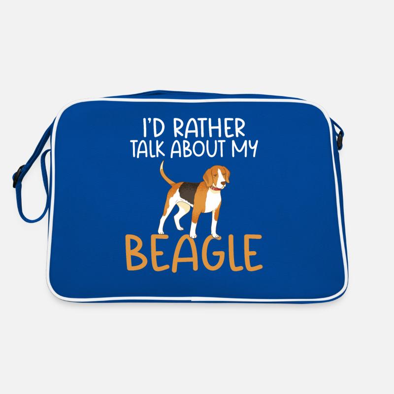 Beagle Geschenk Beagle Besitzer Retro Tasche