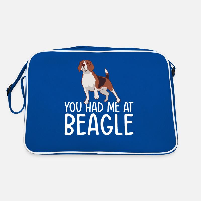 Beagle Geschenk Beagle Besitzer Retro Tasche