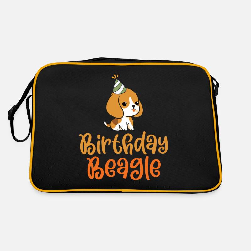 Beagle Geschenk Beagle Besitzer Retro Tasche
