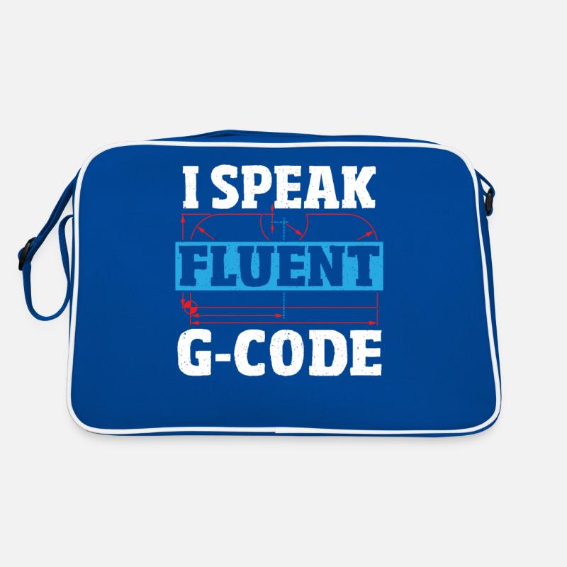 I Speak Fluent G-Code CNC Machinist CNC Operator Retro Tasche