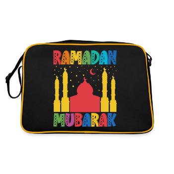 régime de jeûne Ramadan musulmans jeûne musulman - Sac Retro - noir/or - Dos