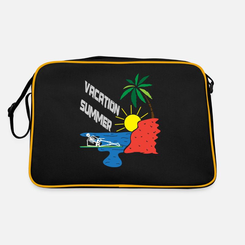 Skeleton Vacation Summer Vacation Sac Retro