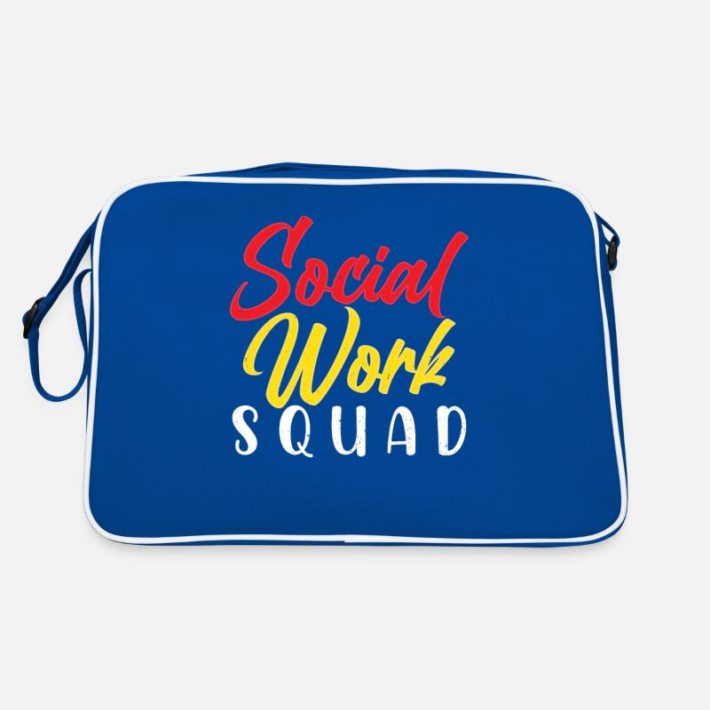 Social Work Team Social Work Social Workers Retro Bag